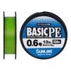 Шнур Sunline Basic PE 150m (Light Green) #0.6/0.132mm 10lb/4.5kg - 1