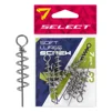 Штопор для силикона Select Soft Lures Screw #3 38mm (7 шт/уп) - 1