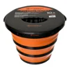 Ведро силиконове с крышкой Forrest Folding Bucket Orange with cover 10л - 1