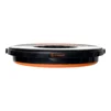 Ведро силиконове с крышкой Forrest Folding Bucket Orange with cover 10л - 4