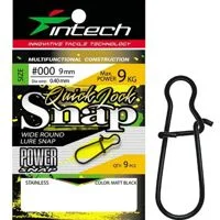 Застежка Intech Quick Lock Snap Matt Black (9 шт)