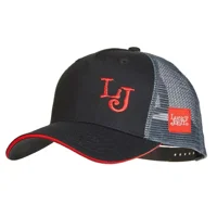 Бейсболка "LUCKY JOHN" Черный, сетка / AM-6001