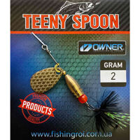 Блешня Fishing ROI Teeny Spoon Indiana 2,0г 002 Fly B