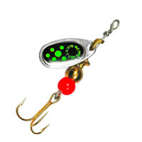 Блешня Mepps Black Fury Silver/Green 4.5г