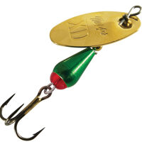 Блешня Mepps XD Platium Gold/Green №0 2.5г