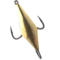 Блешня ЗИМА прямовисна Дон золото 3см №10