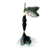 Блесна Mepps Bug Dark Dragon silver/gray 00 1.5гр