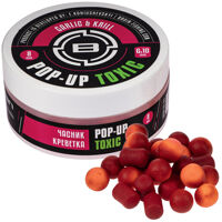 Бойли Brain Toxic Pop-Up Krill & Garlic (креветка + часник) 10mm + 8x12mm 34g