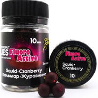 Бойли Grandcarp Флюоро актив Кальмар•Журавлина 10 мм 60 шт