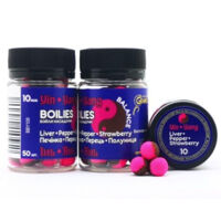 Бойли Grandcarp Інь-янь Печінка•Перець•Полуниця 10 мм 50 шт