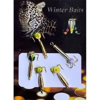 Чорт Winter Baits із петлею (довгий) гальваніка Ø 1,5 золото - A Вага: 0.3 г №99