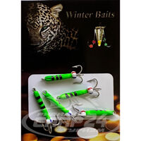 Чорт Winter Baits кольоровий (довгий) Ø 1,5  зелений Вага: 0.3 г №92