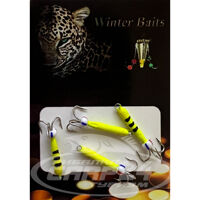 Чорт Winter Baits кольоровий (довгий) Ø 1,5 жовтий Вага: 0.3 г №90