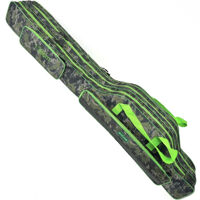 Чoxoл для вудилищ ECLIPSE 1.35м каркасний, камуфляж, салатові і чорні вставки, 3 секції 1035YH