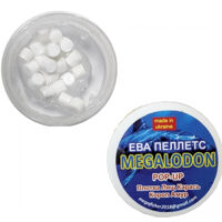 Ева пеллетс MegaLodon (білий) Часник 4*5