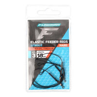 Фидерный отвод для поводка одинарный Flagman Elastic Single Feeder Rigs Hard 15см