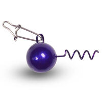 Фіолетовий "Штопор" Дніпро Свинець (по 1 шт.) – 5 г