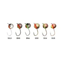 Мормишка вольфрамова Fishing ROI Півсфера з підмазкою та вушком 3mm W-GO4YY - 0.27гр ( №55 )