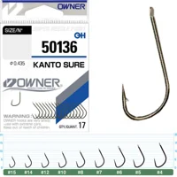 Гачки "Owner" 50136-06 Kunto Sure №06 Ø0,48мм 16шт.  Brown лопатка