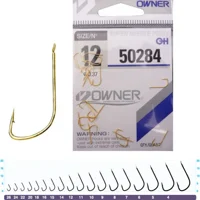 Гачки "Owner" 50284-22 Sode №22 Ø0,23мм 14шт. Gold лопатка