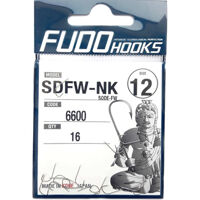 Гачок Fudo Sode FW, SDFW-6600, 12, 16 шт, Nickel