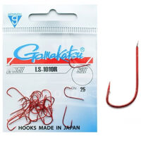 Крючок Gamakatsu LS-1010R №6 Red 25шт.