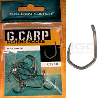 Гачок Golden Catch G.Carp V-Claw TF №2(10шт)NEW 2023