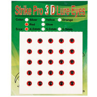 Очі Strike Pro 3D для Воблера 4мм червоні