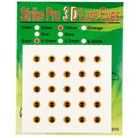 Очі Strike Pro 3D для Воблера 4мм жовті