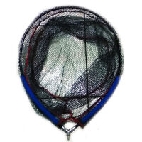 Голова підсака Breeze HB041-А овальная, гумова велика сітка, сині поплавці різьблення під 7,5м
