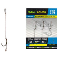Готовий бойловий повідець Krank Bait Rigs (8кр/15см/25Lb/11,5кг) (3шт)