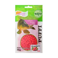 Повітряне тісто" Grizzly Baits Puffi Strawberry (Полуниця) 8мм 30г