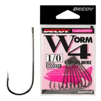 Крючок Decoy Worm4 Strong Wire #2/0 (9 шт/уп)