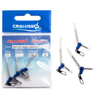 Карабин поплавочный угловой Cralusso Antitangle Waggler attachment M (2006)3шт