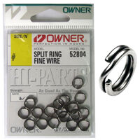 Кольца заводные Owner Split Ring Fine Wire №0