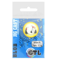 Комплект мормишок литих BLOB KUMHO black GTL 0.4 г