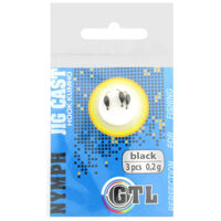 Комплект мормишок литих NYMPH KUMHO black GTL 0.2 г