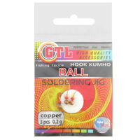 Комплект мормишок паяних BALL KUMHO copper GTL 0.2 г