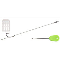 Комплект повідків Fishing ROI з голкою та стопорами hook 8245 №6 25lb