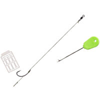 Комплект поводків Fishing ROI з голкою та стопорами hook 8340 №4 25lb