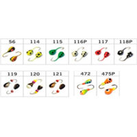 Крапля W Spider з отвором (фосфор фарбування) колір 116P 3,5мм гачок Maruto (Вага: 0,54г) №36 (за 1шт)