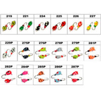 Крапля W Spider з вушком (фарбування) колір 285P 4мм гачок Maruto (Вага: 1,1г) №35 (за 1шт)