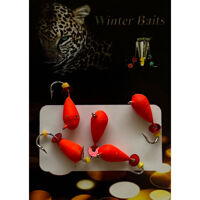 Крапля з петлею Winter Baits кольорова Ø 4 червоний Вага: 1.1 г №149