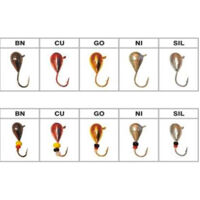 Крапля з вушком True Weight колір CU 3мм гачок Maruto (Вага: 0,43г) №2