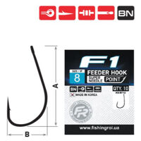 Гачки Fishing ROI Feeder F1 №10 (уп10шт)