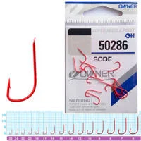 Крючки Owner Sode 50286 №04 (forged - кованые)