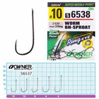 Гачки Owner Worm Bh-Round 56537 №4 (forged - ковані)