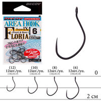 Крючок Decoy AH-IX FLORIA #6 (12 шт/уп)
