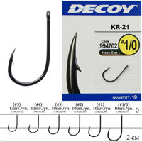 Гачок Decoy KR-21 Black Nickeled 06, 12 шт/уп