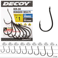 Гачок Decoy KR-30 RINGED MULTI #2 (7 шт/уп)